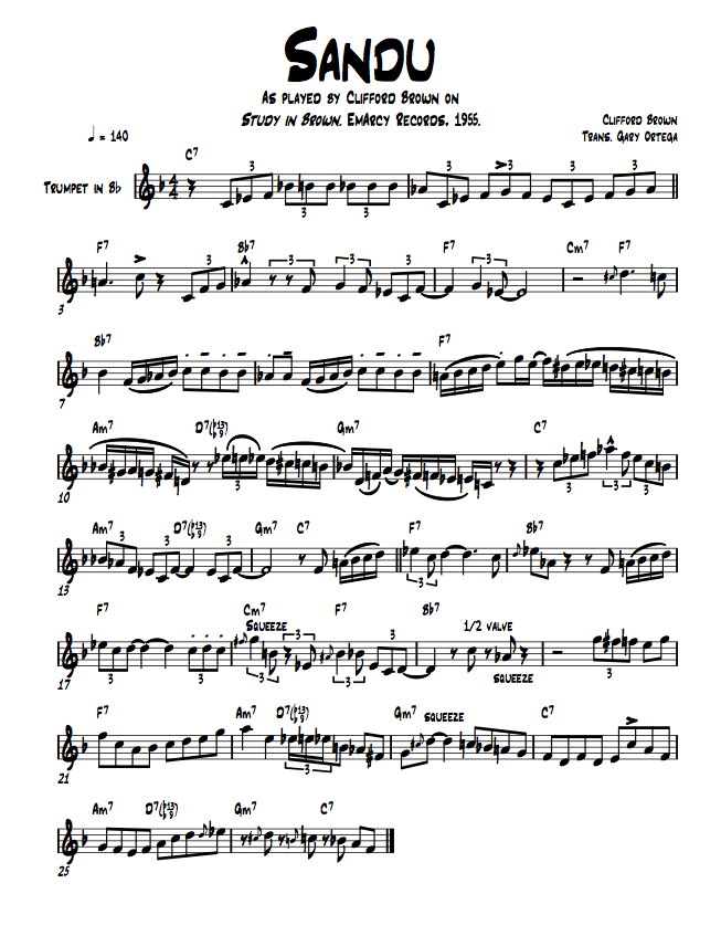 jazz trumpet solos transcriptions jazz trumpet solos transcriptions